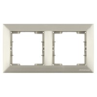 Рамка 2-ая горизонтальная титан, DARIA, MUTLUSAN Рамка 2-ая горизонтальная титан, DARIA, MUTLUSAN