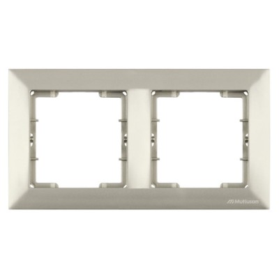 Рамка 2-ая горизонтальная титан, DARIA, MUTLUSAN