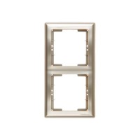 Рамка 2-ая вертикальная титан, DARIA, MUTLUSAN Рамка 2-ая вертикальная титан, DARIA, MUTLUSAN