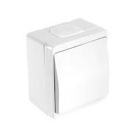 Выключатель 2-клав. (открытый) белый, NEMLIYER, MUTLUSAN Выключатель 2-клав. (открытый) белый, NEMLIYER, MUTLUSAN