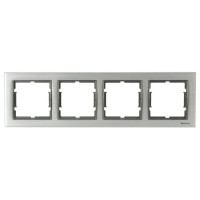 Рамка 4-ая горизонтальная алюминий ELITRA, MUTLUSAN Рамка 4-ая горизонтальная алюминий ELITRA, MUTLUSAN