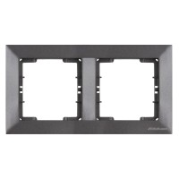 Рамка 2-ая горизонтальная дымчатая, DARIA, MUTLUSAN Рамка 2-ая горизонтальная дымчатая, DARIA, MUTLUSAN