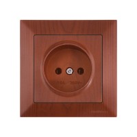 Розетка 1-ая (скрытая, б/з) вишня, DARIA, MUTLUSAN Розетка 1-ая (скрытая, б/з) вишня, DARIA, MUTLUSAN