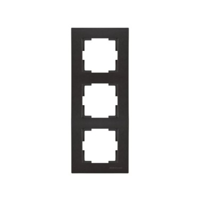 Рамка 3-ая вертикальная черная, RITA, MUTLUSAN