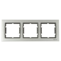 Рамка 3-ая горизонтальная алюминий ELITRA, MUTLUSAN Рамка 3-ая горизонтальная алюминий ELITRA, MUTLUSAN