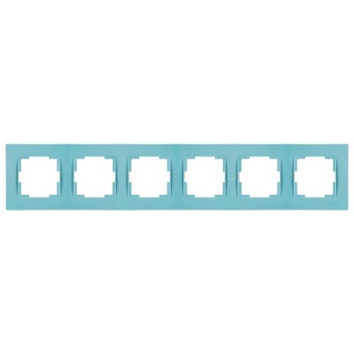 Рамка 6-ая горизонтальная синяя, RITA, MUTLUSAN