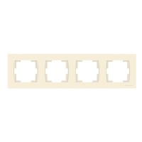 Рамка 4-ая горизонтальная кремовая, RITA, MUTLUSAN Рамка 4-ая горизонтальная кремовая, RITA, MUTLUSAN