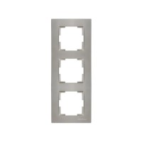 Рамка 3-ая вертикальная титан, RITA, MUTLUSAN Рамка 3-ая вертикальная титан, RITA, MUTLUSAN