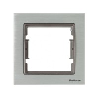 Рамка 1-ая алюминий ELITRA, MUTLUSAN Рамка 1-ая алюминий ELITRA, MUTLUSAN