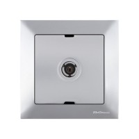 Розетка телевиз. 1-ая (скрытая, с/з, 11dB, переходная) серебро, DARIA, MUTLUSAN Розетка телевиз. 1-ая (скрытая, с/з, 11dB, переходная) серебро, DARIA, MUTLUSAN