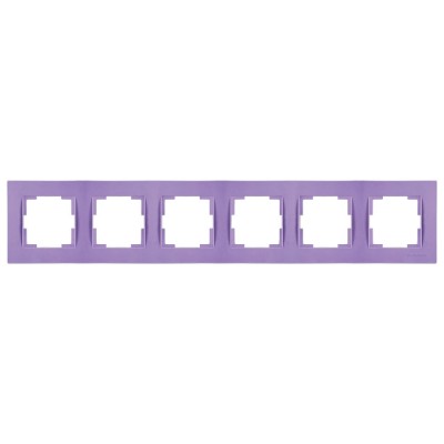 Рамка 6-ая горизонтальная пурпурная, RITA, MUTLUSAN