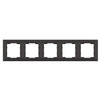 Рамка 5-ая горизонтальная черная, DARIA, MUTLUSAN