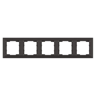 Рамка 5-ая горизонтальная черная, DARIA, MUTLUSAN