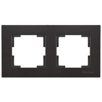 Рамка 2-ая горизонтальная черная, RITA, MUTLUSAN Рамка 2-ая горизонтальная черная, RITA, MUTLUSAN