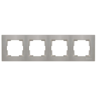 Рамка 4-ая горизонтальная титан, RITA, MUTLUSAN