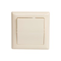 Выключатель 1-клав. (скрытый, винт. зажим) кремовый, DARIA, MUTLUSAN Выключатель 1-клав. (скрытый, винт. зажим) кремовый, DARIA, MUTLUSAN