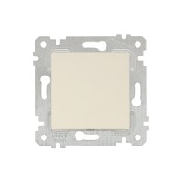 Выключатель 1-клав. двухполюсный (скрытый, без рамки, винт. зажим) кремовый, RITA, MUTLUSAN Выключатель 1-клав. двухполюсный (скрытый, без рамки, винт. зажим) кремовый, RITA, MUTLUSAN