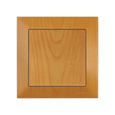 Выключатель 1-клав. двухполюсный (скрытый, пруж. зажим) дуб, DARIA, MUTLUSAN