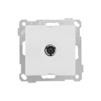 Розетка телевиз. 1-ая (скрытая, без рамки, с/з, 11dB, переходная) белая, DARIA, MUTLUSAN Розетка телевиз. 1-ая (скрытая, без рамки, с/з, 11dB, переходная) белая, DARIA, MUTLUSAN