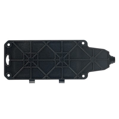 Розетка переносная 2-местная c/з STEKKER,RST16-2-44, 250В, 16А, IP44, черный 50805