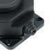 Розетка переносная 1-местная c/з STEKKER, RST16-1-44, 250В, 16А, IP44, черный 50804