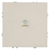 Розетка компьютерная 1-местная RJ-45 (механизм), серия Эмили, RST00-5117-08, кашемир, soft touch 49899