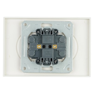 Розетка 2-местная с защитной шторкой, STEKKER, б/з, 250В, 16А, серия Эмили, RST16-5116-08, кашемир, soft touch 49903