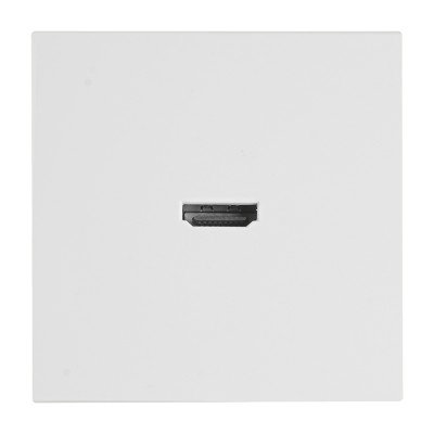 Розетка HDMI 2.0 Type A (механизм), STEKKER серия Мия, RST00-3118-01, белая магнолия 50827