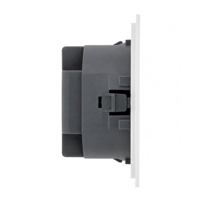 Розетка HDMI 2.0 Type A (механизм), STEKKER серия Мия, RST00-3118-01, белая магнолия 50827