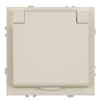 Розетка 1-местная с крышкой с защ. штор, STEKKER, с/з, 250В, 16А, серия Эмили, RST16-5112-08, кашемир, soft touch 49907 Розетка 1-местная с крышкой с защ. штор, STEKKER, с/з, 250В, 16А, серия Эмили, RST16-5112-08, кашемир, soft touch 49907