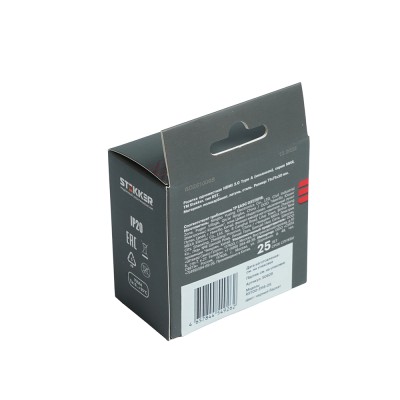 Розетка HDMI 2.0 Type A (механизм), STEKKER, серия Мия, RST00-3118-05, черный бархат 50828