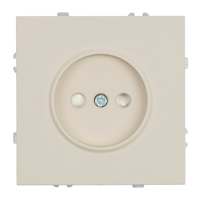 Розетка 1-местная с защитной шторкой (механизм), STEKKER, б/з, 250В, 16А, серия Эмили, RST16-5109-08, кашемир, soft touch 49902