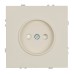 Розетка 1-местная с защитной шторкой (механизм), STEKKER, б/з, 250В, 16А, серия Эмили, RST16-5109-08, кашемир, soft touch 49902