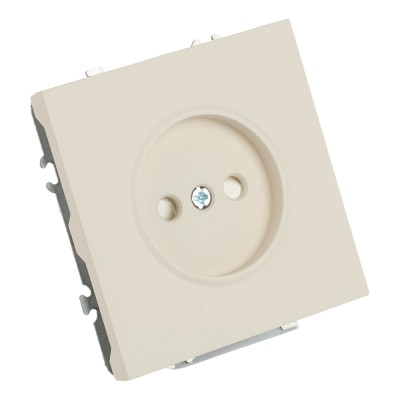 Розетка 1-местная с защитной шторкой (механизм), STEKKER, б/з, 250В, 16А, серия Эмили, RST16-5109-08, кашемир, soft touch 49902