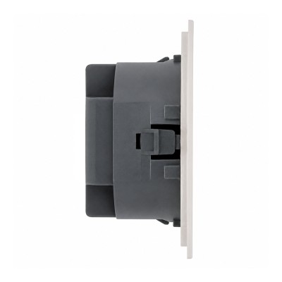 Розетка HDMI 2.0 Type A (механизм), STEKKER, серия Мия, RST00-3118-08, пудровый жемчуг 50829