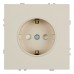 Розетка 1-местная с защитной шторкой с/з (механизм), STEKKER, 250В, 16А, серия Эмили, RST16-5110-08, кашемир, soft touch 49906