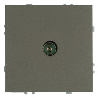 Розетка телевизионная 1-местная (механизм), STEKKER, 75 Ом, 5-862МГц, серия Эмили, RST00-5108-09, антрацит, soft touch 49927 Розетка телевизионная 1-местная (механизм), STEKKER, 75 Ом, 5-862МГц, серия Эмили, RST00-5108-09, антрацит, soft touch 49927