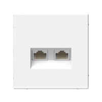 ARTGALLERY РОЗЕТКА двойная компьютерная RJ45+RJ45, кат.6А, механизм, ЛОТОС ARTGALLERY РОЗЕТКА двойная компьютерная RJ45+RJ45, кат.6А, механизм, ЛОТОС