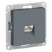 ATLASDESIGN РОЗЕТКА компьютерная RJ45 кат. 5e, механизм, ГРИФЕЛЬ