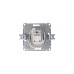 ATLASDESIGN РОЗЕТКА компьютерная RJ45 кат. 5e, механизм, АЛЮМИНИЙ