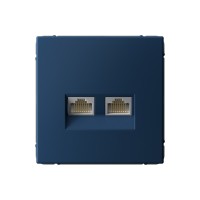 ARTGALLERY РОЗЕТКА двойная компьютерная RJ45+RJ45, кат.6А, механизм, АКВАМАРИН ARTGALLERY РОЗЕТКА двойная компьютерная RJ45+RJ45, кат.6А, механизм, АКВАМАРИН
