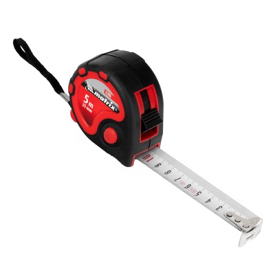 Рулетка Status 3 fixations,5 м х 25 мм,двухкомпонентный корпус,3 фиксации ленты Matrix Рулетка Status 3 fixations,5 м х 25 мм,двухкомпонентный корпус,3 фиксации ленты Matrix