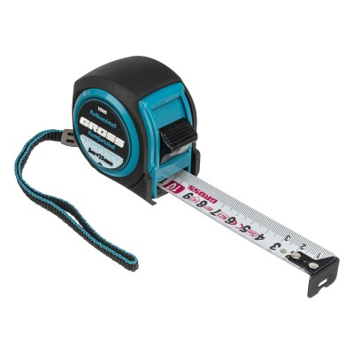 Рулетка Komfortabel 5 м х 25 мм,обрезиненный корпус Gross Рулетка Komfortabel 5 м х 25 мм,обрезиненный корпус Gross