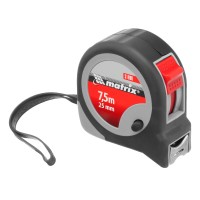Рулетка Continuous fixation,7,5 м х 25 мм,двухкомпонентный корпус,плавная фиксация Matrix