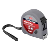 Рулетка Fine,5 м х 19 мм,пластиковый корпус Matrix Рулетка Fine,5 м х 19 мм,пластиковый корпус Matrix