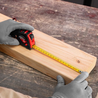 Рулетка Status Magnet 3 fixations,3 м х 16 мм,обрезиненный корпус,зацеп с магнитом Matrix