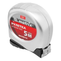 Рулетка Magnetic,5 м х 19 мм,магнитный зацеп Matrix Рулетка Magnetic,5 м х 19 мм,магнитный зацеп Matrix