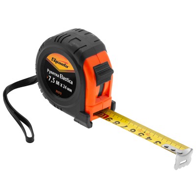 Рулетка Elastica,7,5 м х 24 мм,обрезиненный корпус Sparta Рулетка Elastica,7,5 м х 24 мм,обрезиненный корпус Sparta
