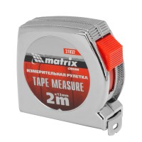 Рулетка Chrom,2 м x 13 мм,хромированный корпус Matrix Рулетка Chrom,2 м x 13 мм,хромированный корпус Matrix