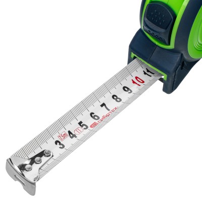 Рулетка Сапфир,двухкомпонентный корпус,7,5 м х 25 мм Сибртех